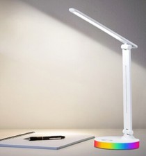 LED Kinderzimmerlampe 3 RGB Farben Schreibtisch Leselampe Nachttisch Nachtlicht