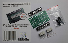 2Fach Universal Relaisplatine