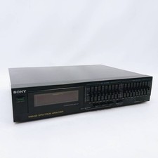 "DEFEKT" SONY Graphic Equalizer SEQ-910 9Band Spectrum Analyzer Japan AI0712