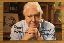 Sir David Attenborough, Leben auf der Erde, Der lebende Planet, Foto, handsigniert, 6x4