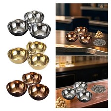 Edelstahl Snack Servierschalen