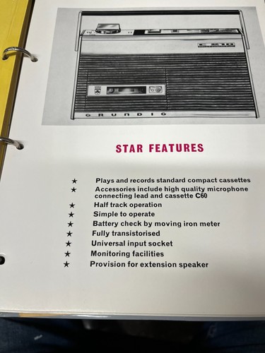 Grundig c210 automatic tape - grundig,