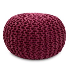 Sitzpouf Strickhocker Pouf