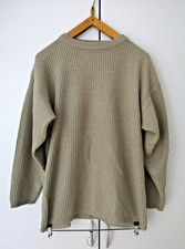 Vintage Pullover Gr. M/L beige Rippenstrick Pulli