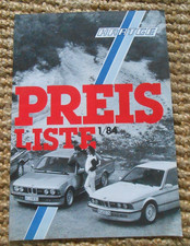 Preisliste  HARTGE 1/84, H23