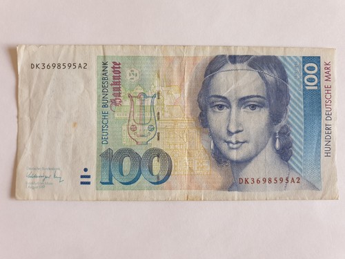 100 banknote deutsche - dm,