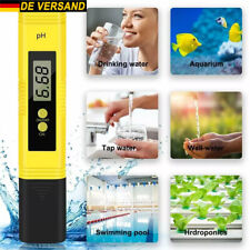 PH Wert Messgerät Wasser Tester Digital pH Messer Prüfer Aquarium Pool Qualität