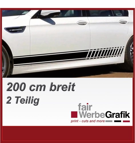 Rennstreifen seitenaufkleber - rennstreifen,