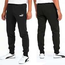 Puma Herren Winter Jogginghose Sweat Hose Trainingshose Sport Warm schwarz XXL