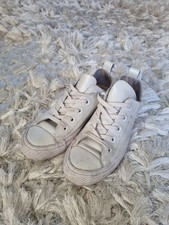 Leder Chucks All Star Converse Sneaker Weiß   35 Top Frauen Damen Mädchen Schuhe