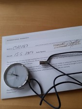 Georg Jensen Anhänger-Uhr mit