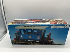 Playmobil 4100 Eisenbahn Waggon Blauer Personenwagen DB mit OVP