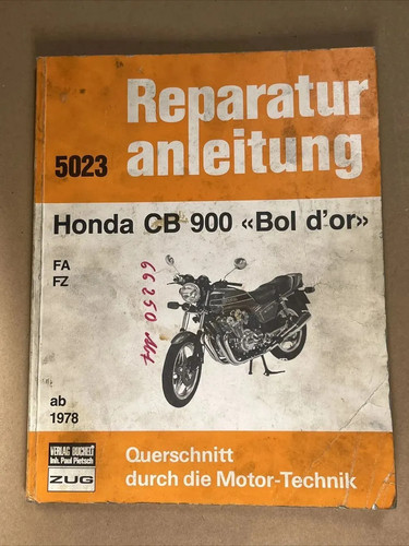 Honda reperaturanleitung - honda, cb