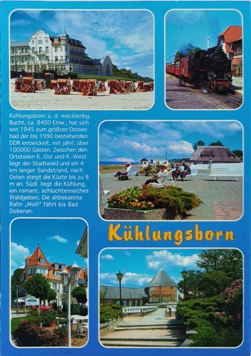Ansichtskarte ostseebad - ansichtskarte,