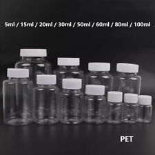 15-100ml Kunststoff PET Klar