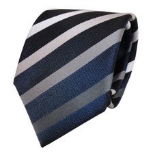 Designer Seidenkrawatte grau