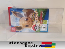 1x Schutzhülle Pokémon Let's Go Evoli Eevee / Pikachu Pokéball Bundle Switch