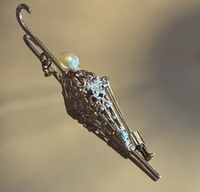 Antike Brosche 1920er Jahre