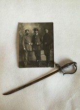 Löwenkopfsäbel Brieföffner 1.Weltkrieg Original mit Foto Eisernes Kreuz 2.Klasse
