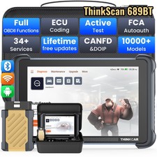 2025 ThinkScan 689BT auto OBD2 Diagnosegerät KFZ Bluetooth 34 Reset Auslesegerät