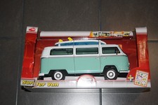 Volkswagen / VW Bus T 2 Surfer, türkis/weiß; 1:14 Dickie OVP