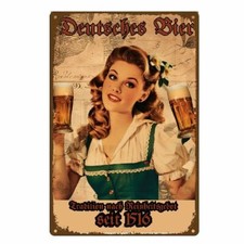 Blechschild Deutsches Bier