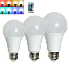 E27 7W 9W 12W Globe Lampe mit Fernbedienung 16 Farben RGB Glühbirne 165V-265V
