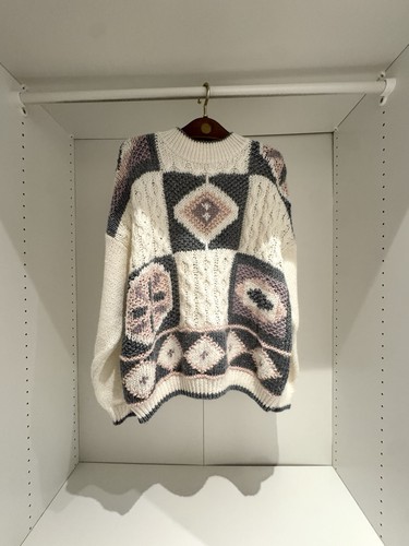 Vintage patchwork knit - patchwork,