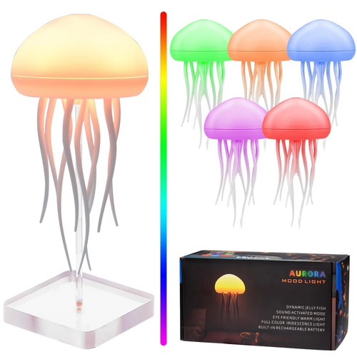 Quallenlampe led farbverlauf - quallenlampe,, led-farbverlauf