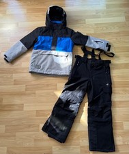 2tlg.Jungen Skianzug Schneeanzug Skijacke+Skihose Gr.128 140 152 164 NEU