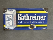 Antikes Emailschild Kathreiner