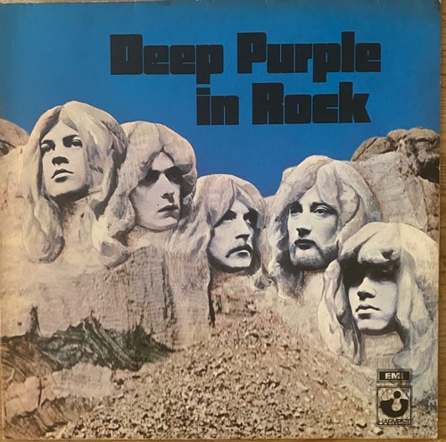 Deep purple rock - deep, in