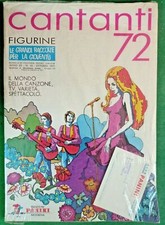 ALBUM PANINI CANTANTI 72 Blister, Leer, Unversehrt Kurz Gesagt R@RIT@'-RIF.455