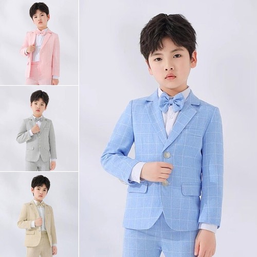Jungen karierte blazer jacke - jungen,