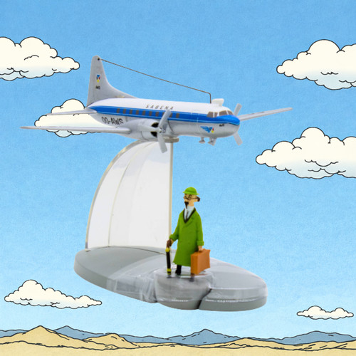 Tim und struppi flugzeugmodell - und,