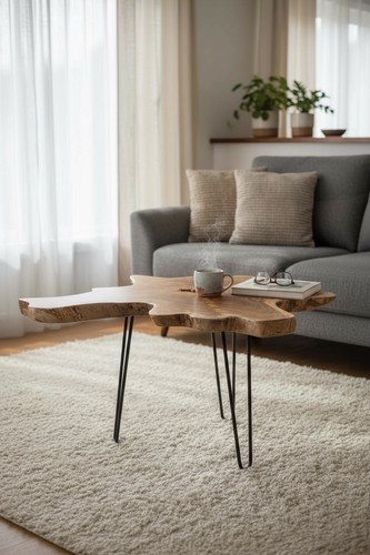 Holz beistelltisch - beistelltisch, –