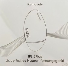 Removely IPL 5Plus Laser Haarentfernungsgerät Dauerhafte Haarentfernung