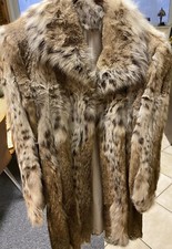 Pelzmantel/Luchskatze Gr. 40 & Herkunftszertifikat vom Amt  für Artenschutz