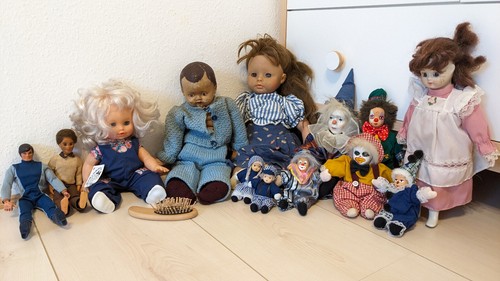 Konvolut vintage 13x puppen - vintage,