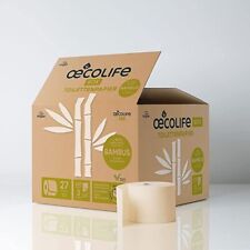 oecolife Toilettenpapier BAMBUS Großpackung, 3-lagig, 27 Rollen á 250 Blatt