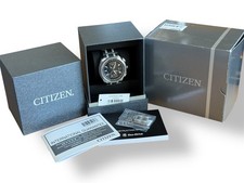 Citizen Eco-Drive Chronograph Super Titanium CA0200-54E | wie Neu | OVP