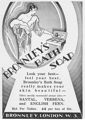 Bronnley badeseife vintage - badeseife,