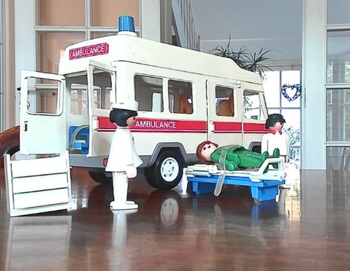 Playmobil vintage ambulance - playmobil,