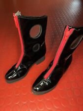 Italienische Plateau Lack Stiefel Retro - futuristisches Design Sauro Cesaretti