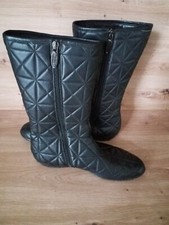 Original Baldinini® Trend Damen Leder Stiefel Gesteppt  Gr. 40 Farbe Schwarz