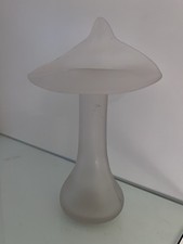 Weisse satin glas vase - weisse,