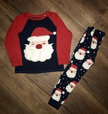 Next England Schlafanzug Pyjama 104 Junge Mädchen Weihnachten Plüsch