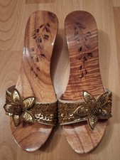 Holzclogs Damen Graceland 38