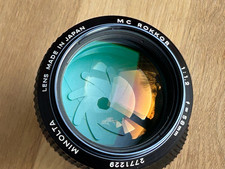 Minolta MC Rokkor 1,2 58mm.