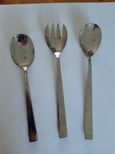 Salatbesteck + Sahnelöffel Monogram Edelstahl